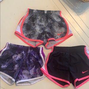 Lot of 3 Nike Dri-Fit toddler shorts